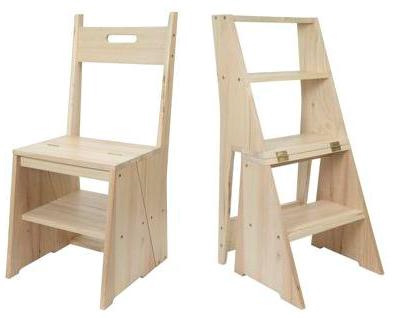 Alfa img - Showing &gt; Wooden Step Stool Chair